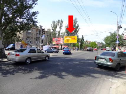 Prismatron, Prism A in Mykolaiv, 3x6  Central'nij av. (kol. Lenina av.) / Rumina st., rozdil'nik, bila Central'nogo rinku, supermarketu "Fokstrot", z centru - 19554 Photo 1