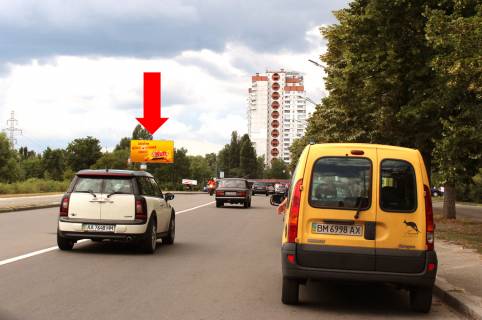 Билборд  в Киеве, 3x6  Закревського вул., 2А, в бік просп. Червоної Калини (Володимира Маяковського) фото 1