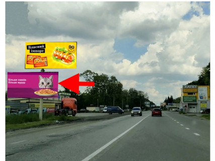 Білборд, Бігборд (Борд)  B у Високому, 3x6  Сімферопольське шосе, с. Високий, пост ДАІ, (4), в'їзд в місто, нижній Фото 1