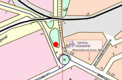 Призма A в Херсоне Нафтовиків вул. - Перемоги пл., з центру, ліва - 379158 схема