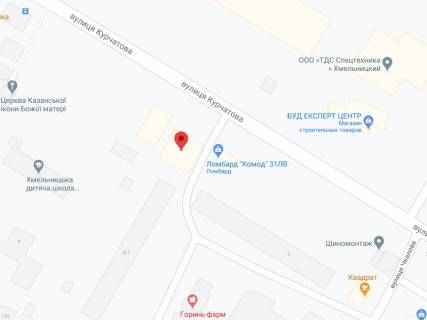 Видеоборд A в Хмельницком Курчатова вул., 5/2, аптека "Конекс", прайс за ролик 10 сек 1 вихід/5 хвилин, на двосторонньому екрані, від 144 виходів на день. Розрахунок для інших параметрів трансляції уточнюйте у менеджера. - 301588 схема