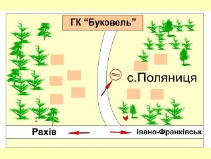 Білборд, Бігборд (Борд)   у Буковелі, 3x6  с. Паляниця, (1) схема