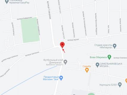 Билборд A в Синельниково Автодорога М-18, Харків-Сімферополь-Алушта-Ялта, км 229+286, ліворуч схема