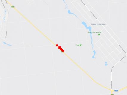 Билборд  в Киеве, 3x6  Гостомельське шосе, 3 км. від Києва, в сторону Ірпеня, Гостомеля, Бучі схема