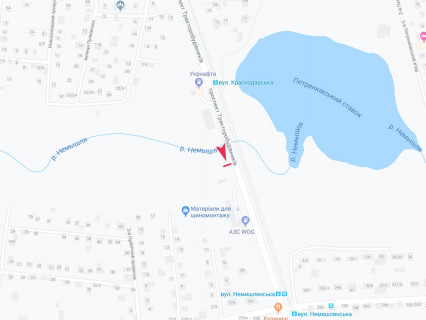 Билборд A в Харькове, 3x6  Тракторобудівників пр., 2а, в центр схема