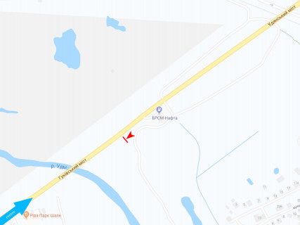 Билборд B в Харькове, 3x6  Полтавський Шлях вул. - Гуківський міст, з центру схема