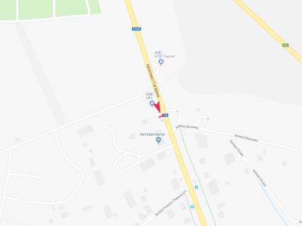 Билборд A в Безлюдовке, 3x6  смт Безлюдівка, в'їзд у місто з боку Харкова 11 км схема