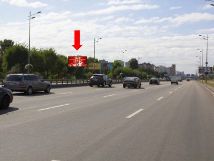 Билборд B в Киеве, 3x6  Бажана пр., 7 навпроти, в сторону ст.м. "Харківська", центру фото 1
