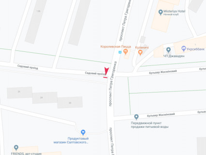 Призма A в Харькове, 3x6  Григоренка пр. - Садовий проїзд, 30, з центру - 667485 схема
