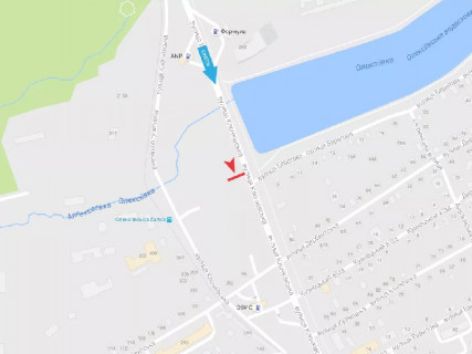 Билборд A в Харькове, 3x6  Клочківська вул. - Берегова (Новокомсомольська) вул., (1), в центр схема