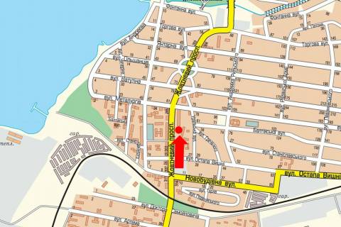 Билборд A в Николаеве, 3x6  Богоявленський пр. (кол. Жовтневий пр.), 318, в центр схема
