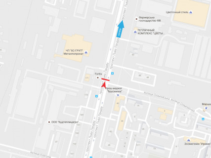 Призма A в Харькове, 3x6  просп. Льва Ландау (50-річчя СРСР). - Олімпійська вул., в центр - 666259 схема