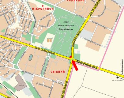 Білборд, Бігборд (Борд)   у Тернополі, 3x6  Бандери пр. / Протасевича вул. / Збаразьке кільце, ліва схема