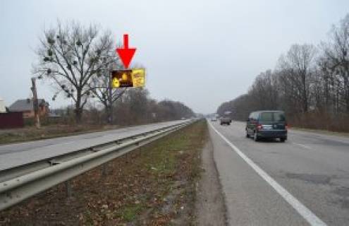 Билборд B в Коротыче, 3x6  Траса Київ - Харків, 465 км - с. Коротич, СТО, (1), у бік Люботина фото 1