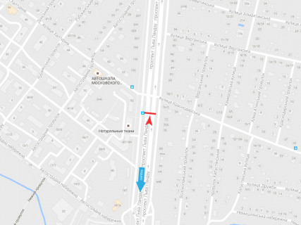 Призма A в Харькове, 3x6  просп. Льва Ландау (50-річчя СРСР), 74, в центр - 666247 схема
