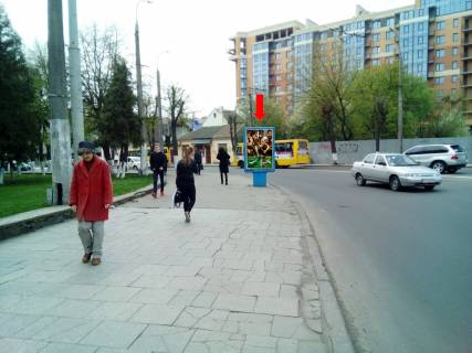 Ситилайт  в Луцке, 1.8x1.2  Винниченка вул. / Перемоги пр. / Незалежності пл., біля корпусу ВНУ фото 1