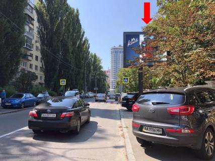 Бэклайт  в Киеве, 2.3x3.14  Новогоспітальная вул. (колиш. Щорса пер.), 24б, в сторону вул. Коновальця (колиш. Щорса вул.) фото 1