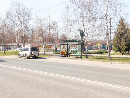 Ситилайт A в Харькове, 1.8x1.2  Салтівське шосе - Павлова вул., 44/51, зупинка "Сабурова дача", в центр фото 1