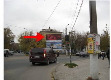 Билборд A в Николаеве В. Морська вул. - Микільська вул., верхній фото 1