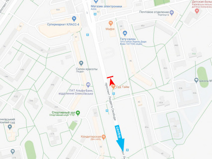 Prismatron, Prism A in Kharkiv, 3x6  Свободи пр., 46, з центру - 667443 scheme