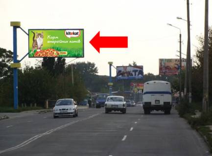 Білборд, Бігборд (Борд)  B у Кропивницький (Кіровоград), 3x6  Кропивницького вул., біля АЗС, Авторинку, ТЦ "Тарон" (флажок) Фото 1