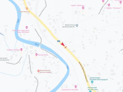 Билборд B в Ворохте, 3x6  смт Ворохта, Данила Галицького вул. схема