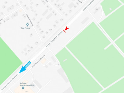 Призма B в Харькове, 3x6  Павлова вул., навпроти буд. 141, в центр - 667126 схема