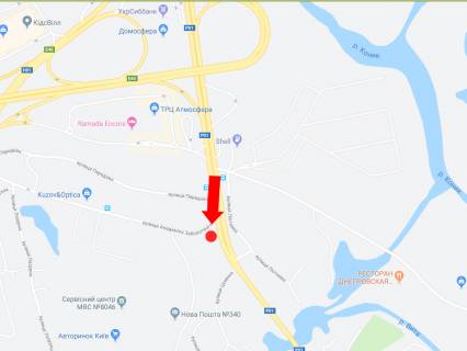 Призматрон, Призма  у Києві, 3x6  Столичне шосе - вул. Заболотного, супермаркет "Фора", поворот на авторинок, з центру - 445167 схема