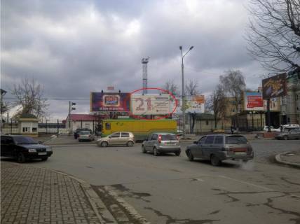 Призматрон, Призма  у Івано-Франківську, 3x6  Привокзальна вул. - Грюнвальдська вул., біля ж / д вокзалу, лівий - 436190 Фото 1