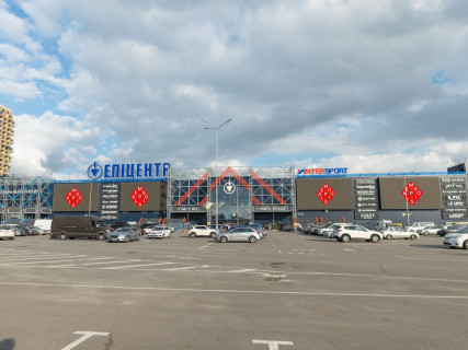 Видеоборд A у Києві, 8.64x15.36  Дніпровська наб., 13-В, Епіцентр, 4 екрани - 642992 Фото 1