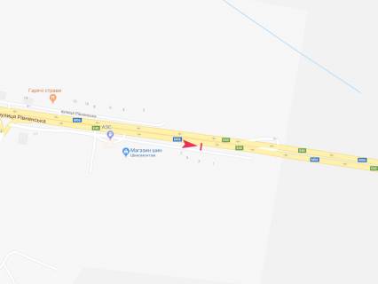 Билборд A в Гоще, 3x6  смт Гоща, на Синів схема