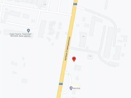 Билборд A в Белой Церкви, 3х6  Вул. Дружби в'їзд в місто схема