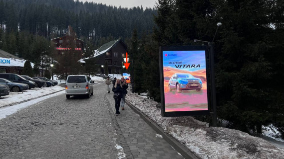 Видеоборд A в Буковеле, 1.8x1.2  Буковель, рецепція ГК "Буковель" (1) (пакетний продаж Сіті Пакет Апарт) - 669452 фото 1