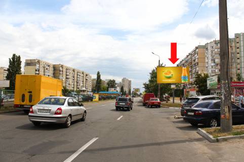 Білборд, Бігборд (Борд)  A у Києві Ревуцького вул., 18, в сторону ст. м. "Харківська" Фото 1