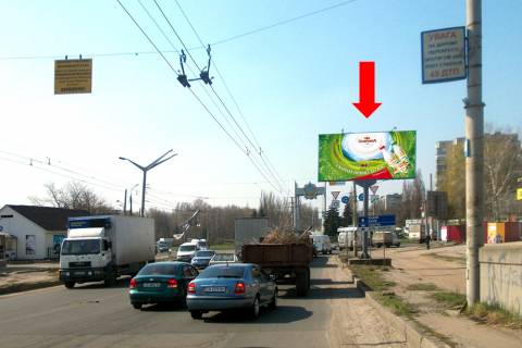 Billboard  in Cherkasy, 3x6  Himikiv av. / Smilans'ka st., z''izd z mostu Photo 1