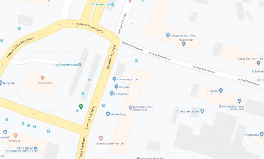 Бэклайт A в Днепр (Днепропетровск), 3.14х2.32  пл. Старомостова (Миколи Островського) навпроти буд. №12, на зупинці схема