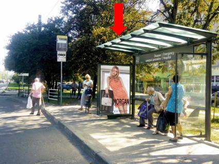 Ситилайт  в Львове, 1.8x1.2  Мазепи вул., 22 (зупинка "Лікарня швидкої допомоги"), в бік вул. Миколайчука фото 1