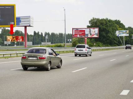 Билборд B в Киеве, 3x6  Траса Київ-Бориспіль, роздільник, в бік а/п Бориспіль, ліва фото 1