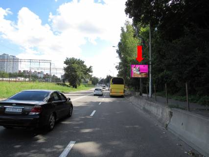 Билборд A в Киеве, 2.3x3.14  Грінченка вул., в сторону вул. Саперно-Слобідська фото 1