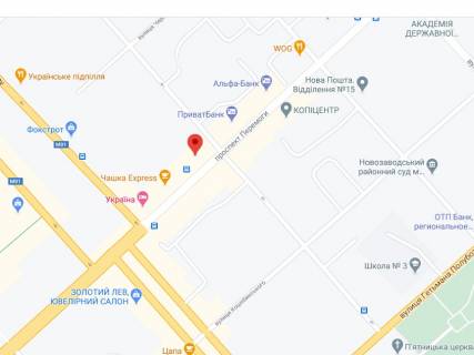Видеоборд A у Чернігові Перемоги пр., 90, аптека "Мед Сервіс", №К019, прайс за ролик 10 сек 1 вихід/5 хвилин, з 8:00-22:00. Розрахунок для інших параметрів трансляції уточнюйте у менеджера. - 301603 схема