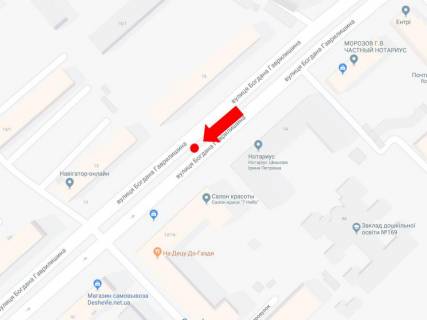 Ситилайт  в Киеве, 1.8x1.2  Гаврилишина вул. (колиш. вул. Василевської), 12, роздільник, в бік просп. Берестейський (Перемоги) схема