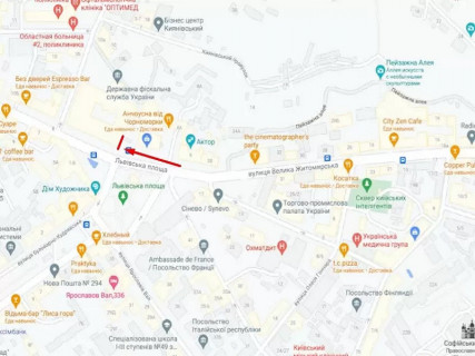 Видеоборд A в Киеве, 12x9  Львівська пл., 8а - 642977 схема