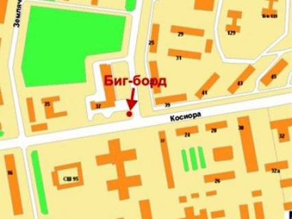 Billboard A in Krivy Rig, 3x6  Sobornosti (kol. Kosiora) st., 37 - Kostenko st., RK "Gollivud" scheme