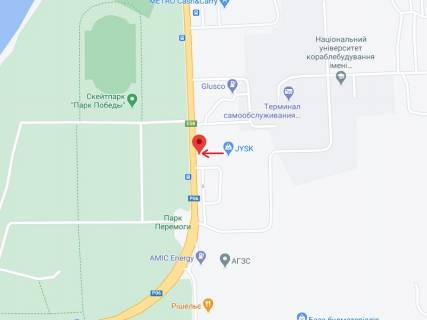 Ситилайт B в Николаеве Героїв Сталінграда пр., 9Т, зупинка "УДМТУ" схема