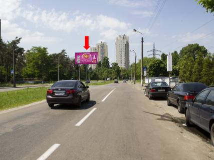 Билборд  в Киеве, 3x6  Навої пр., 1а, роздільник, в сторону Воскресенський (Перова б-р) проспект фото 1
