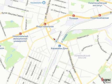 Скроллер A в Киеве Гетьмана вул., 46-2 - Польова вул. - 294427 схема