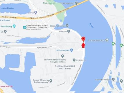 Нестандарт A в Киеве Набережно-Рибальська вул., Від центру, в сторону ст.м. "Оболонь", центральний. Вартість монтажу і демонтажу НЕ ВХОДИТЬ в вартість оренди і оплачується додатково. Подробиці у менеджерів. схема