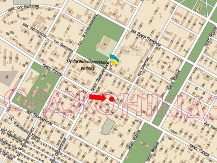 Билборд  в Харькове, 3x6  Олександрівський пр. (кол. Косіора пр.), 89, біля ринку, супермаркету "АТБ", з центру схема