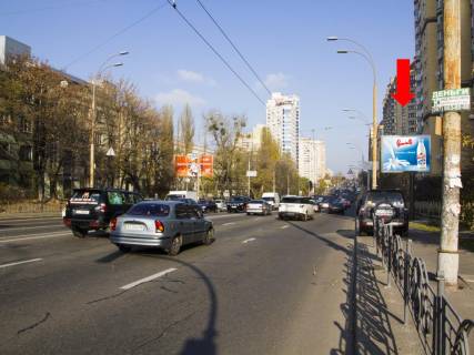 Видеоборд A в Киеве Чорновола вул., 33 / вул. Андрющенко, в сторону вул. Січових Стрільців (колиш. Артема вул.) - 196960 фото 1