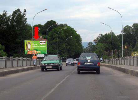 Билборд  в Ужгороде, 3x6  Шумна вул., транспортний міст, в центр, до вокзалу фото 1